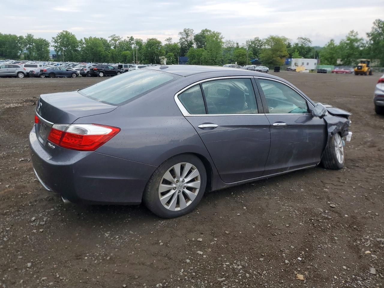 2013 Honda Accord Exl Серый vin: 1HGCR2F82DA280176