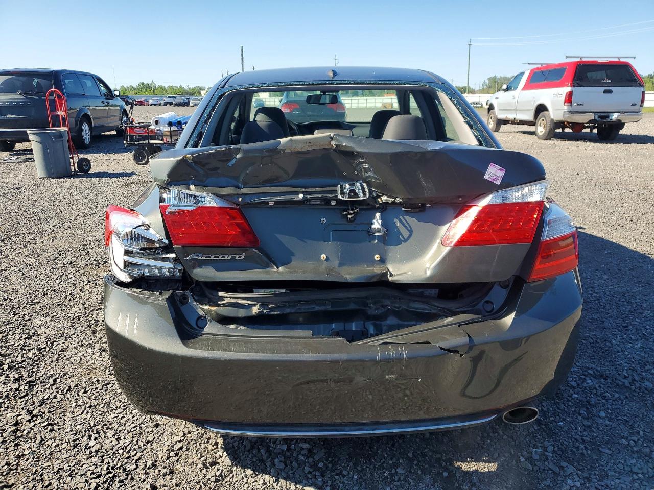 2013 Honda Accord Exl Gray vin: 1HGCR2F82DA804409