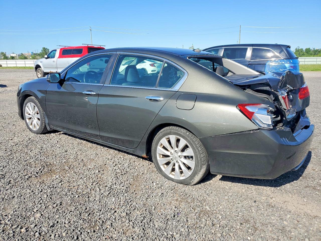 2013 Honda Accord Exl Gray vin: 1HGCR2F82DA804409