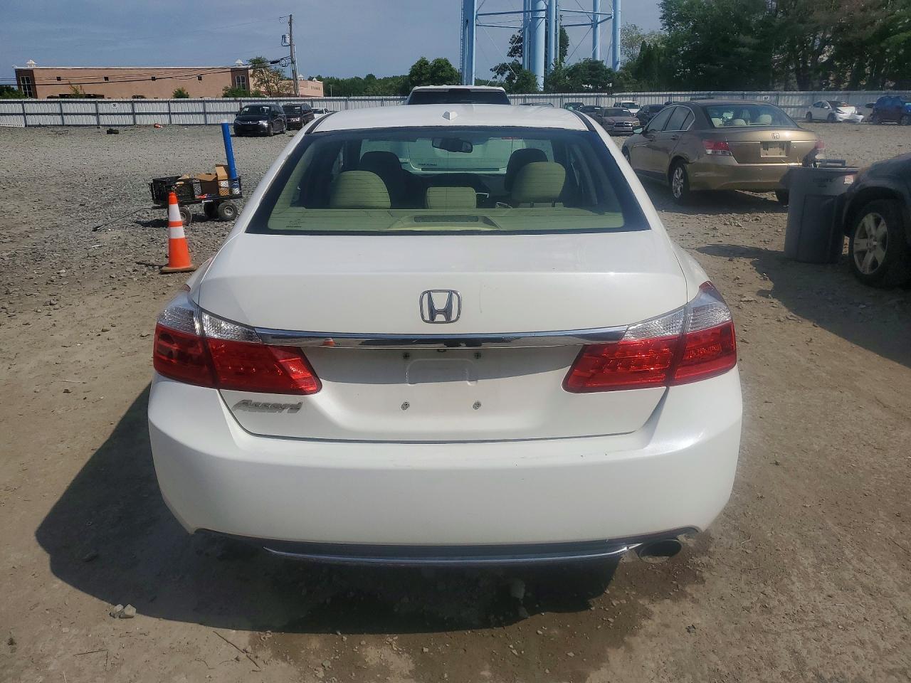 2014 Honda Accord Exl White vin: 1HGCR2F82EA024136