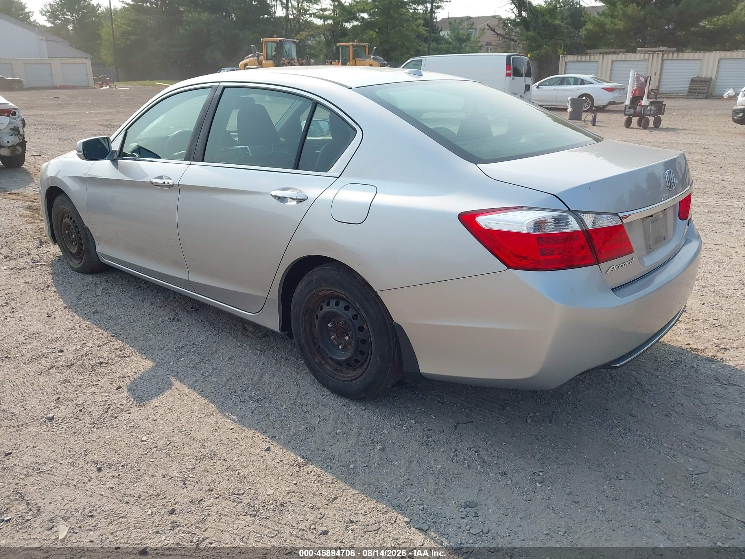 2014 Honda Accord Ex-l Silver vin: 1HGCR2F82EA093876