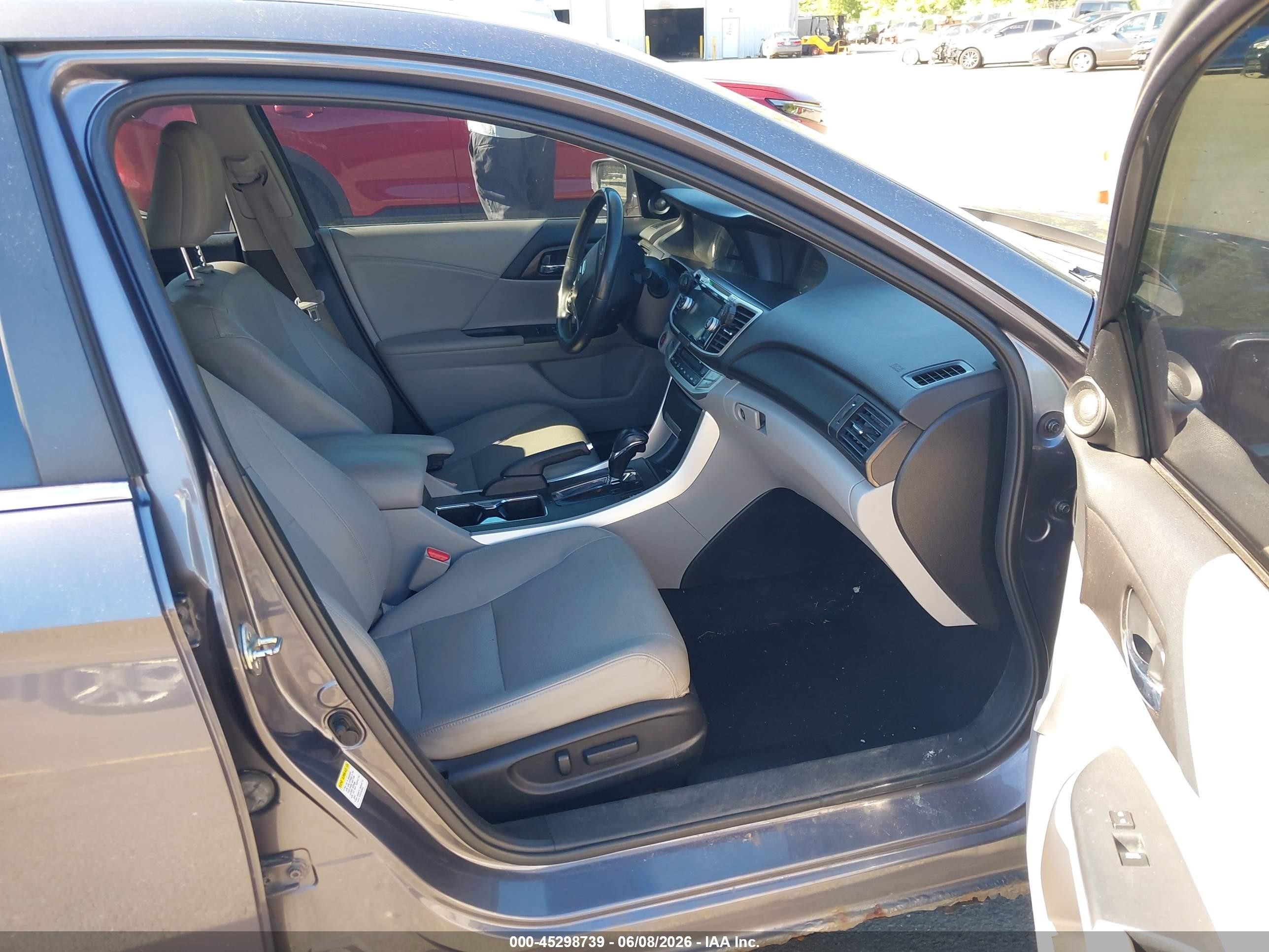 2014 Honda Accord Ex-l Gray vin: 1HGCR2F82EA097362