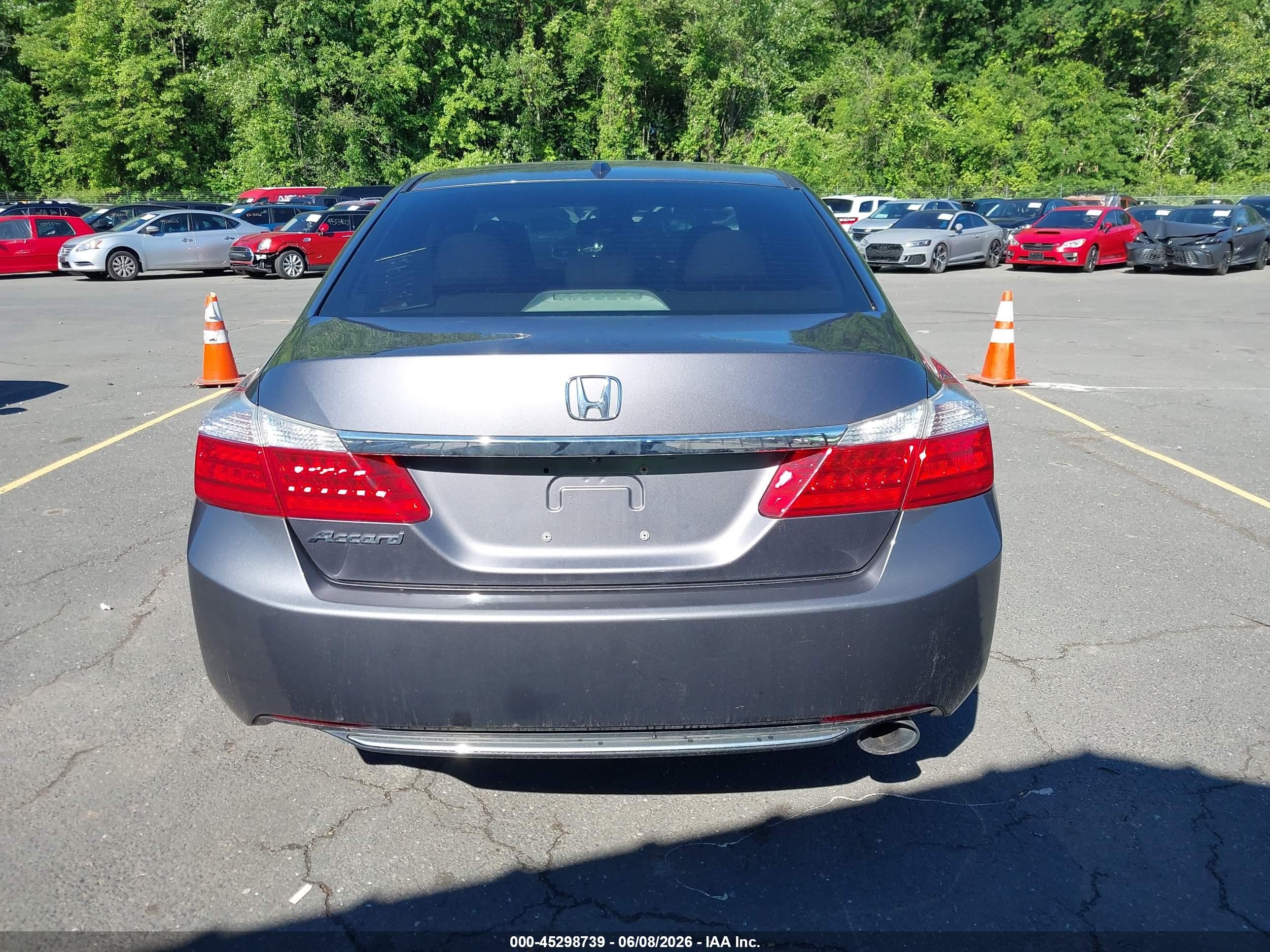2014 Honda Accord Ex-l Gray vin: 1HGCR2F82EA097362