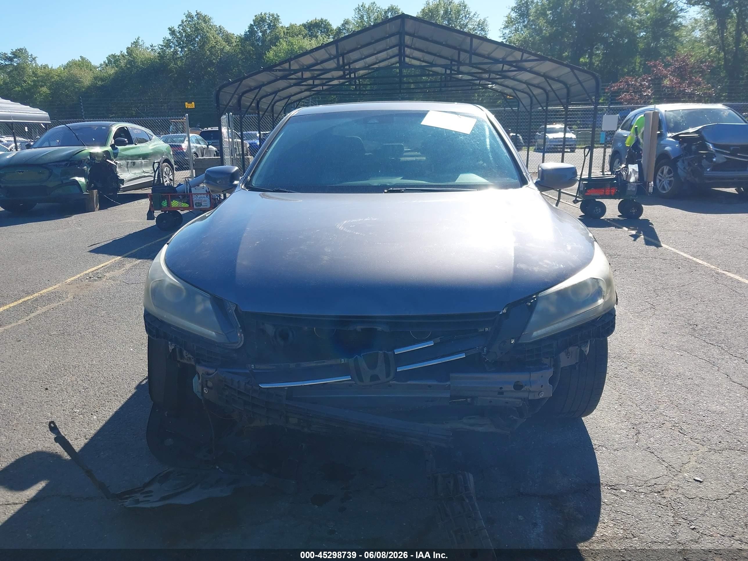2014 Honda Accord Ex-l Gray vin: 1HGCR2F82EA097362