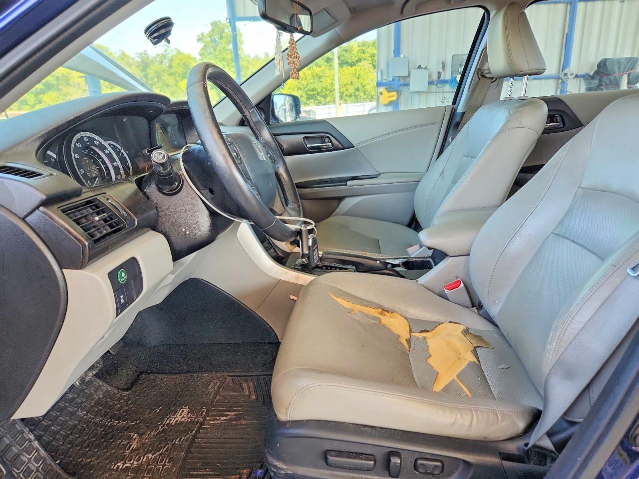 2014 Honda Accord Exl Blue vin: 1HGCR2F82EA098124