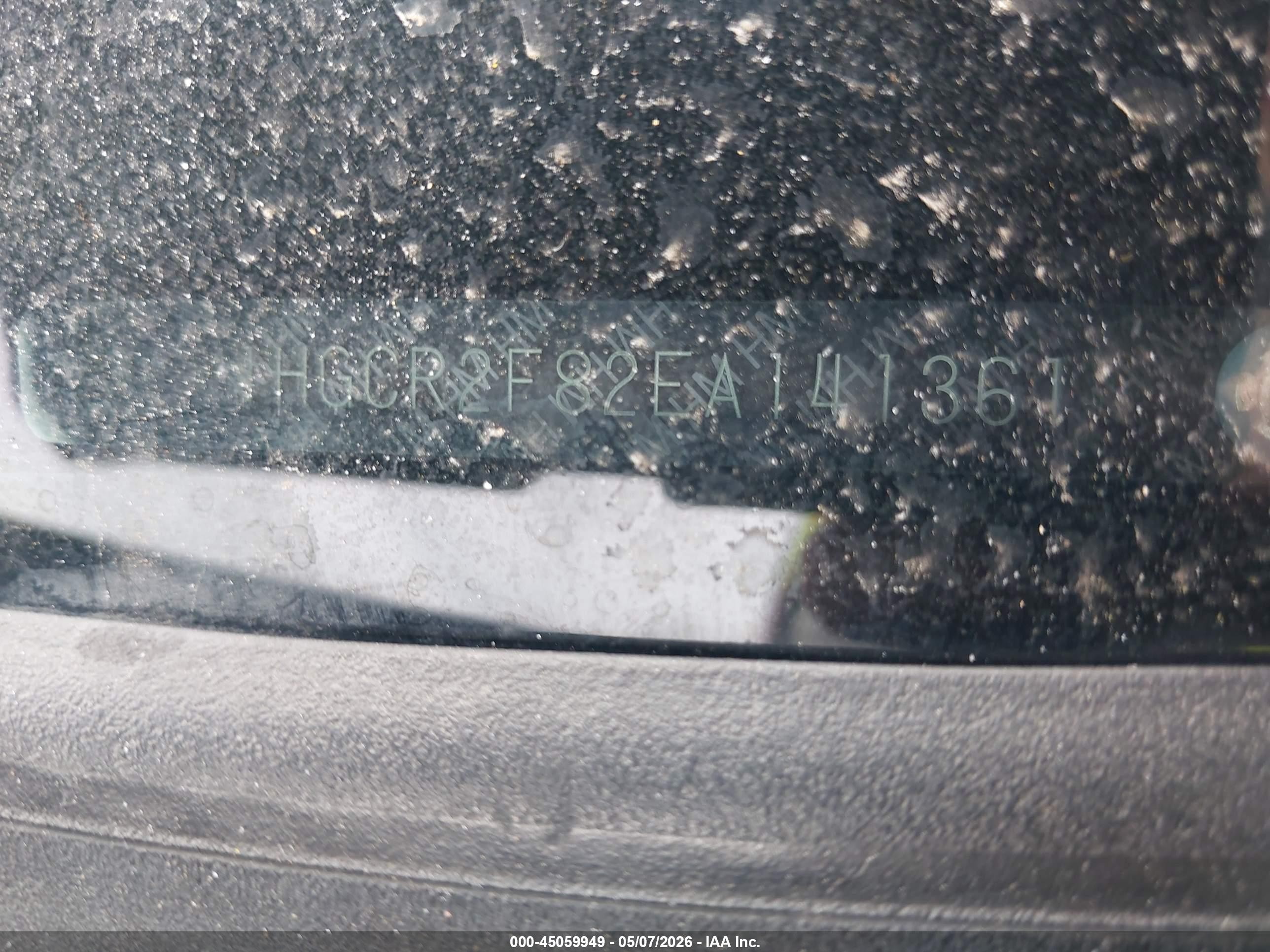 2014 Honda Accord Ex-l Черный vin: 1HGCR2F82EA141361
