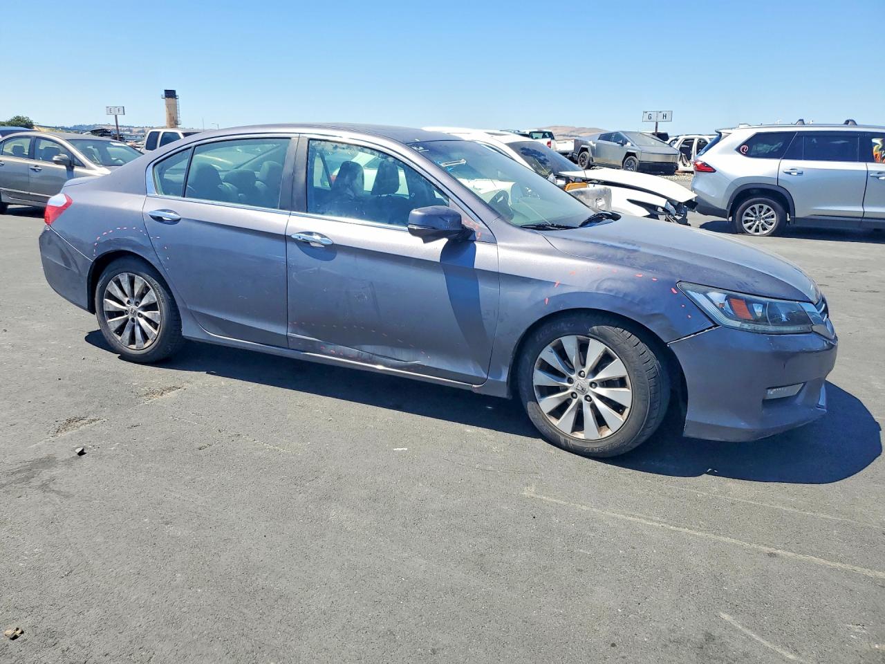 2014 Honda Accord Exl Charcoal vin: 1HGCR2F82EA154949