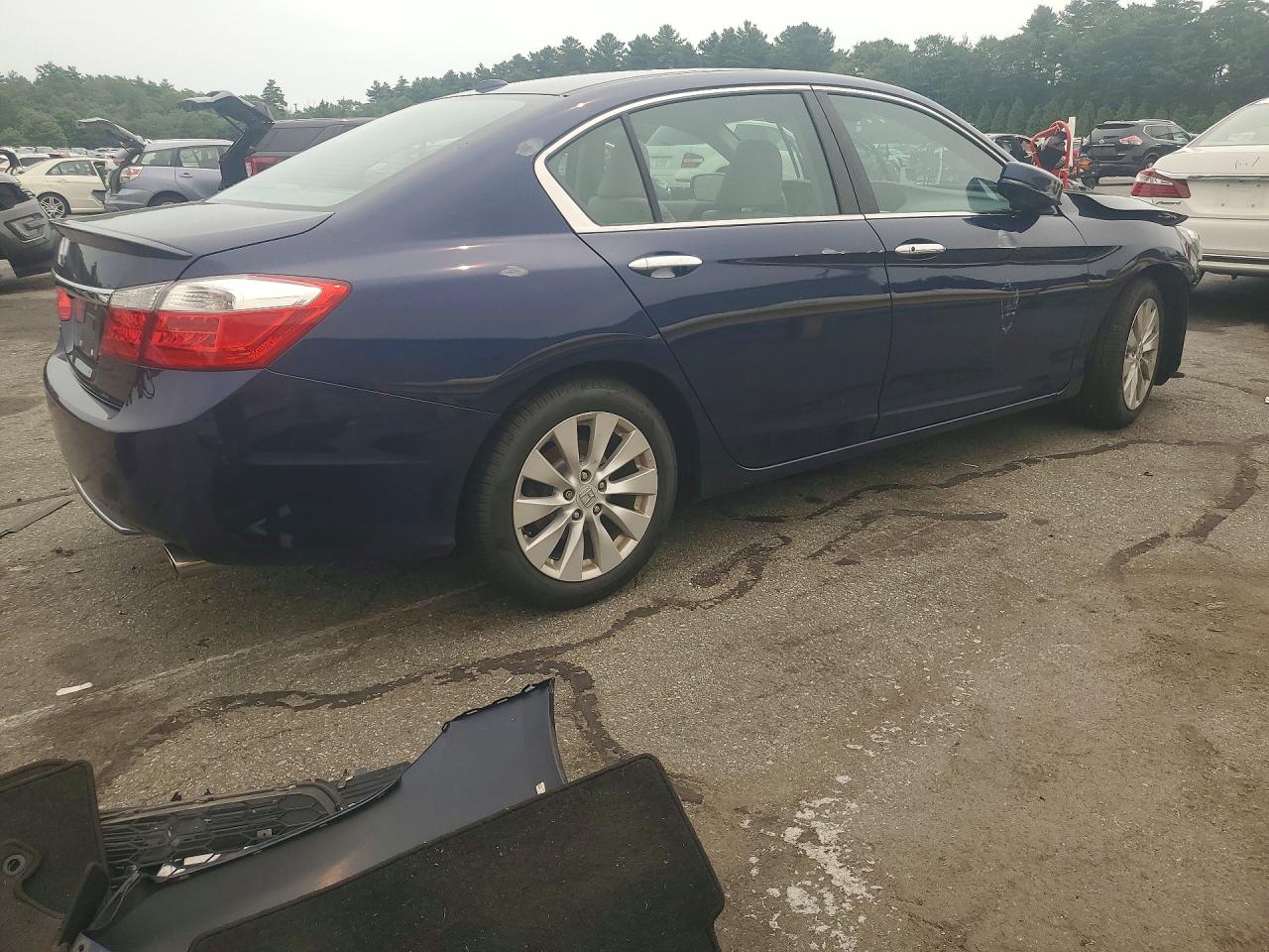 2014 Honda Accord Exl Синий vin: 1HGCR2F82EA165532