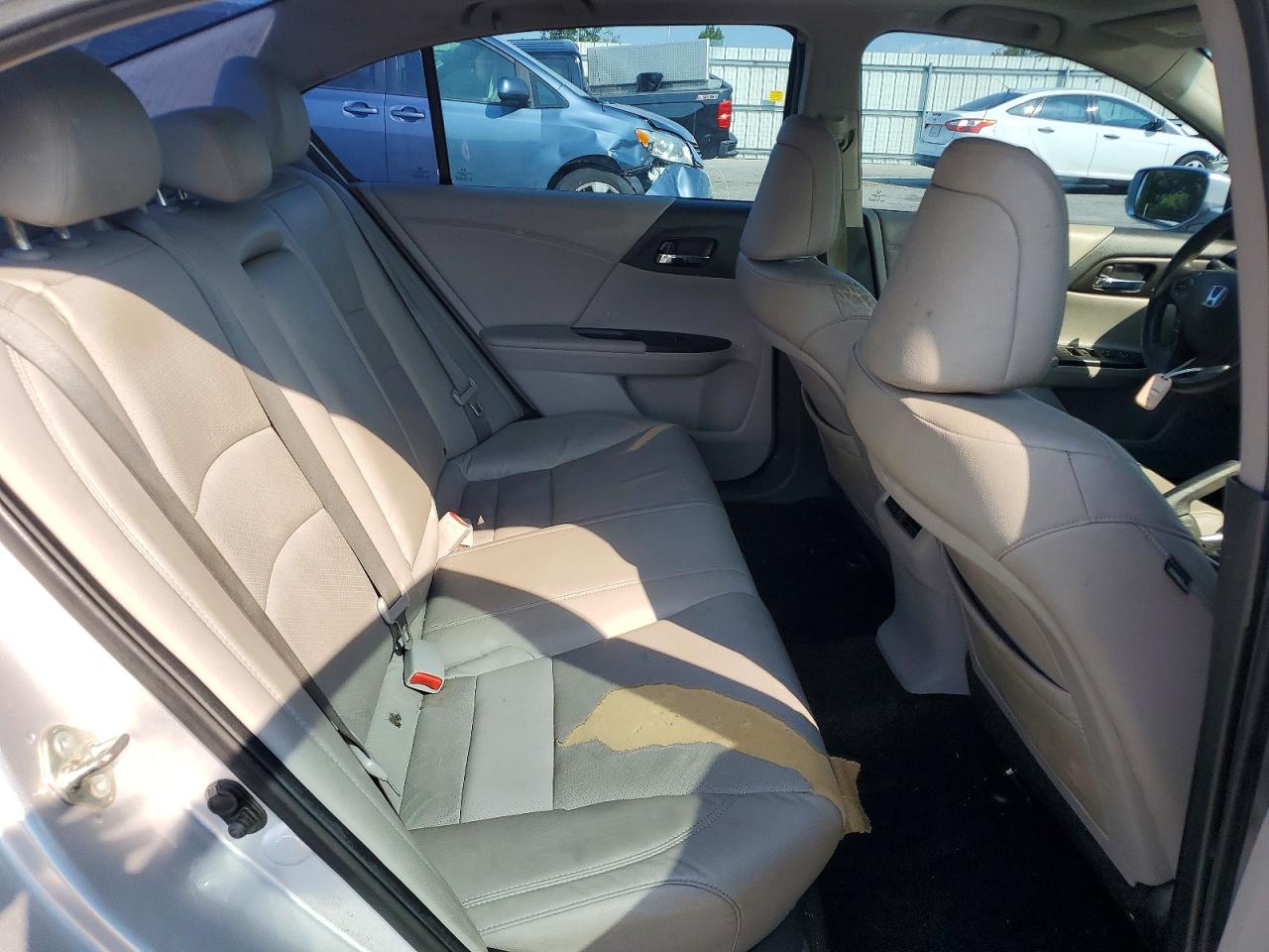 2014 Honda Accord Exl Silver vin: 1HGCR2F82EA285900