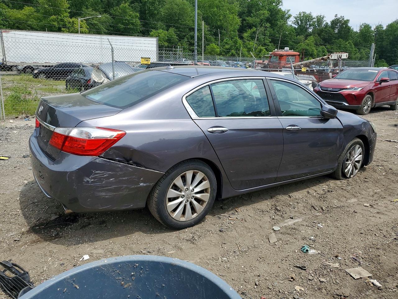 2014 Honda Accord Exl Gray vin: 1HGCR2F82EA305630