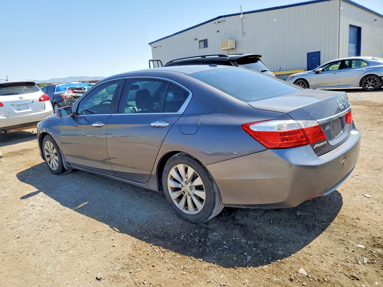 2014 Honda Accord Exl Gray vin: 1HGCR2F82EA305675