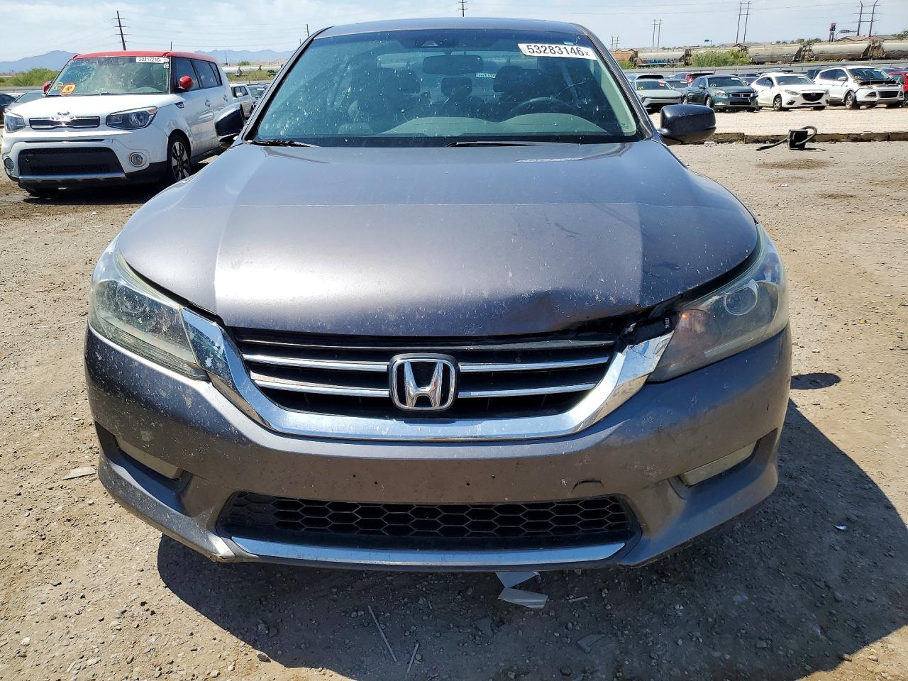 2014 Honda Accord Exl Gray vin: 1HGCR2F82EA305675