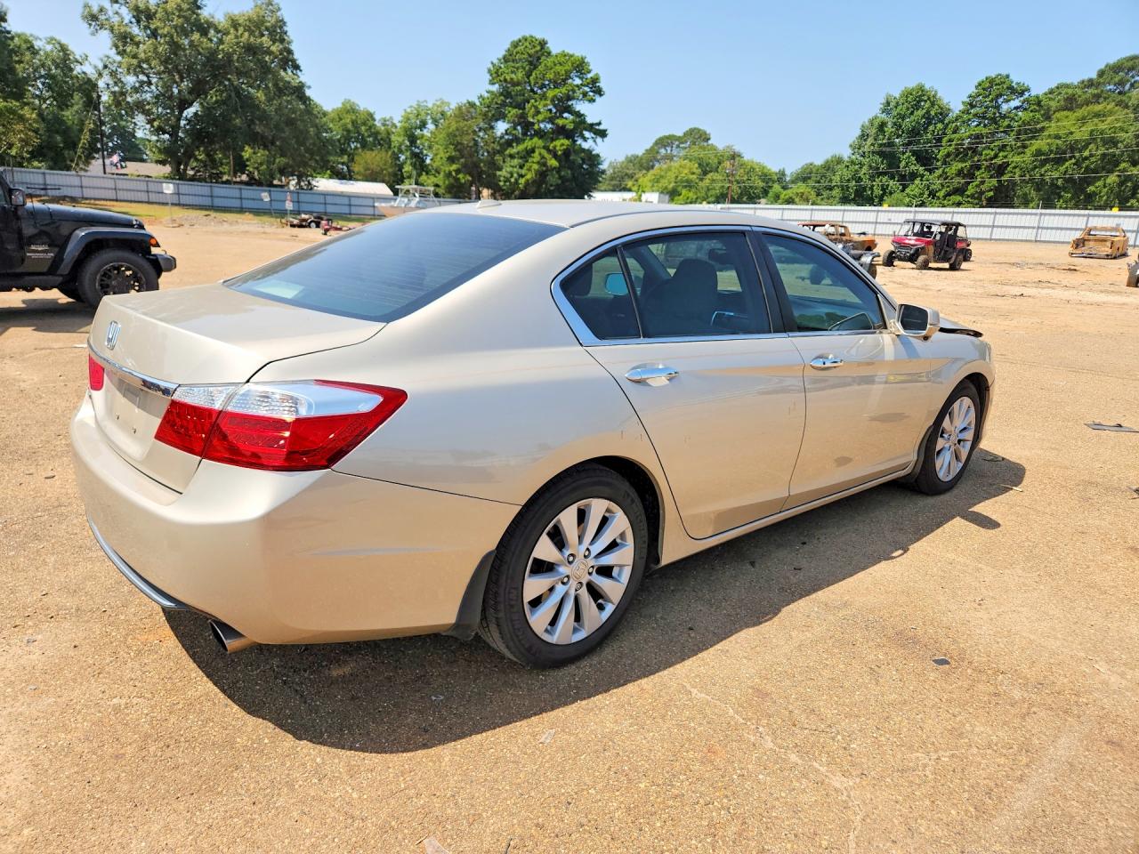 2015 Honda Accord Exl Beige vin: 1HGCR2F82FA016586