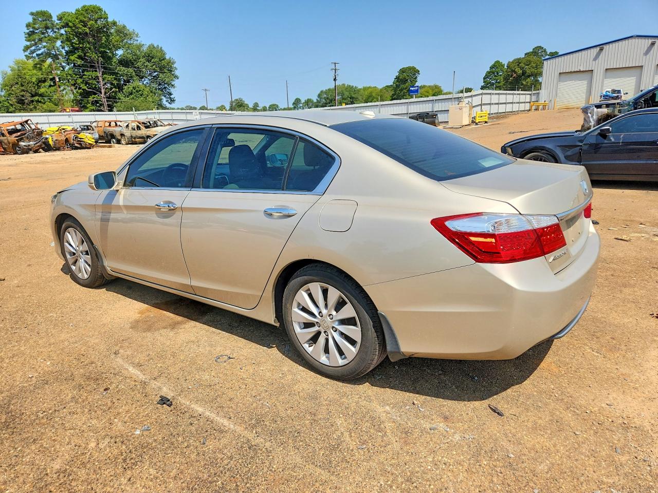 2015 Honda Accord Exl Beige vin: 1HGCR2F82FA016586