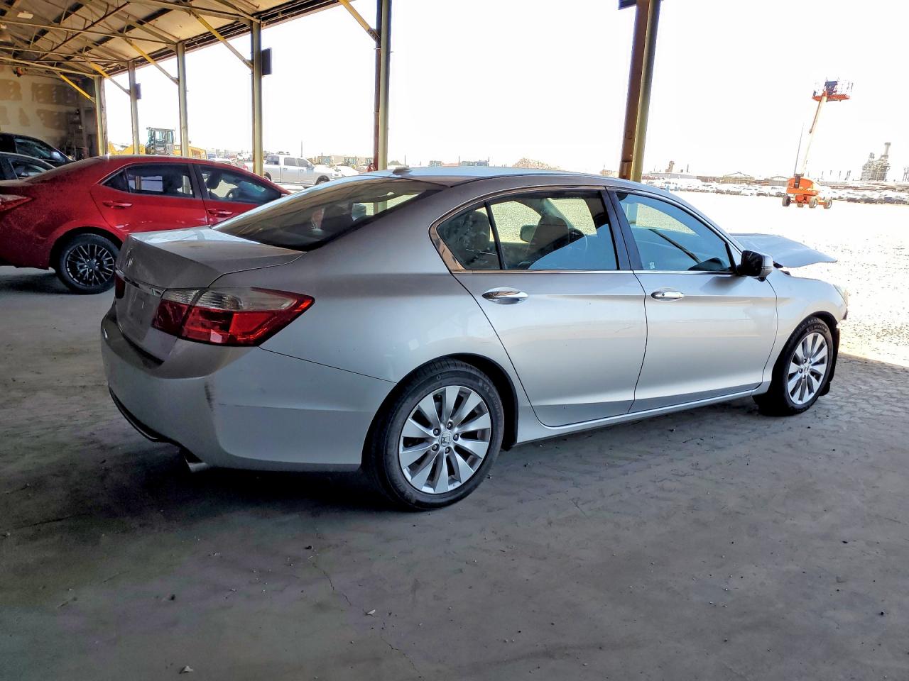 2015 Honda Accord Exl Silver vin: 1HGCR2F82FA016748