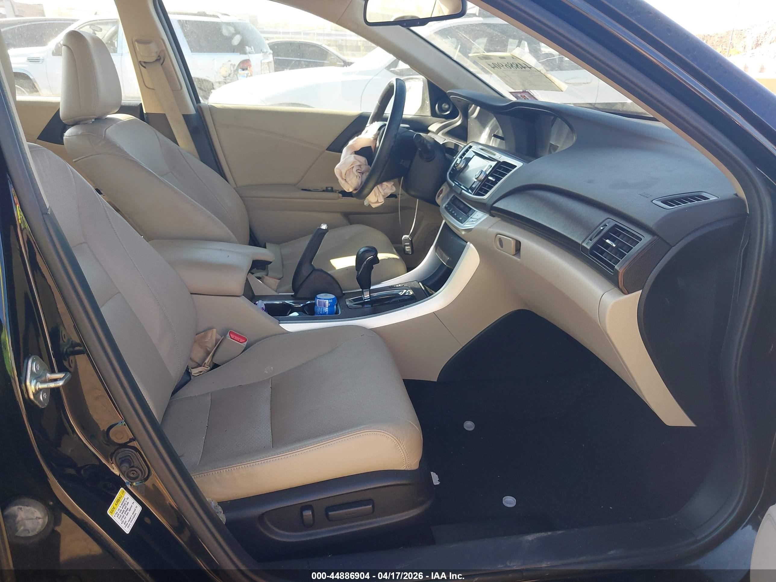 2015 Honda Accord Ex-l Черный vin: 1HGCR2F82FA038720