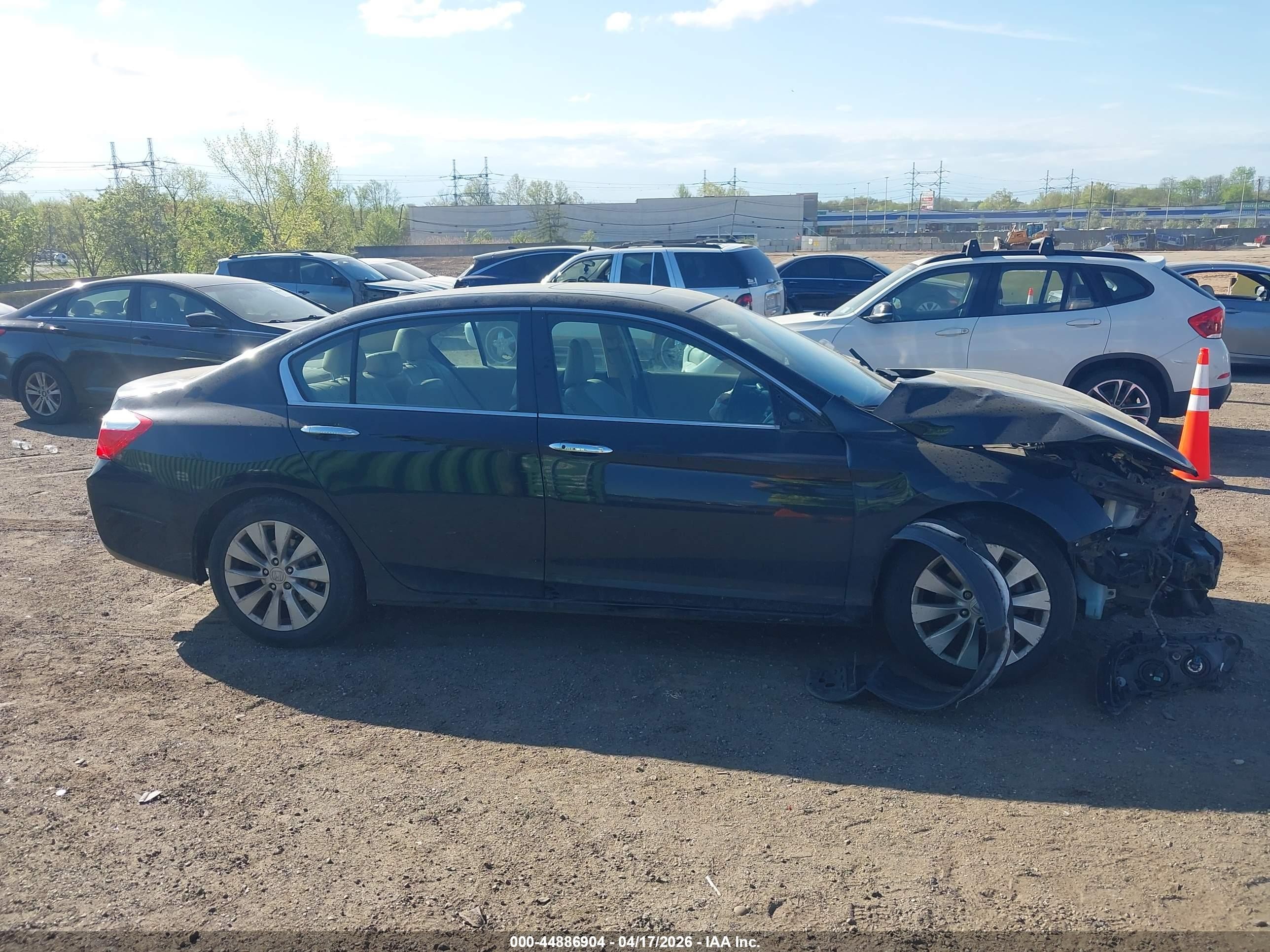2015 Honda Accord Ex-l Черный vin: 1HGCR2F82FA038720