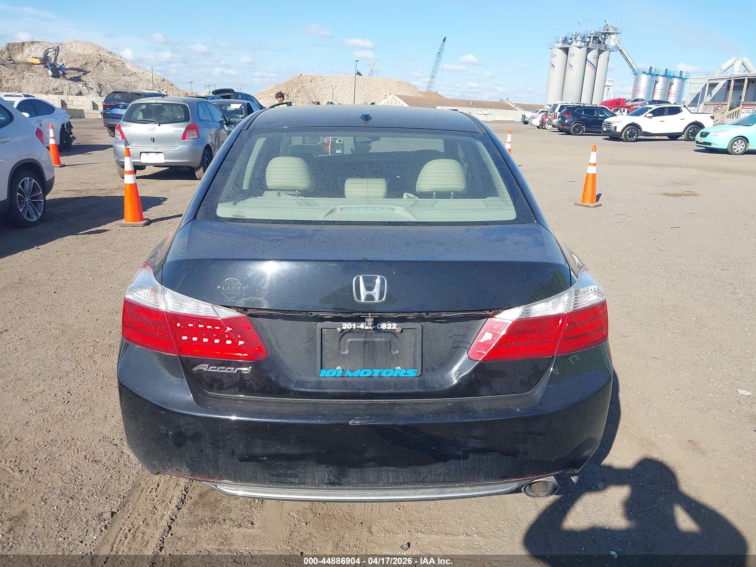 2015 Honda Accord Ex-l Черный vin: 1HGCR2F82FA038720