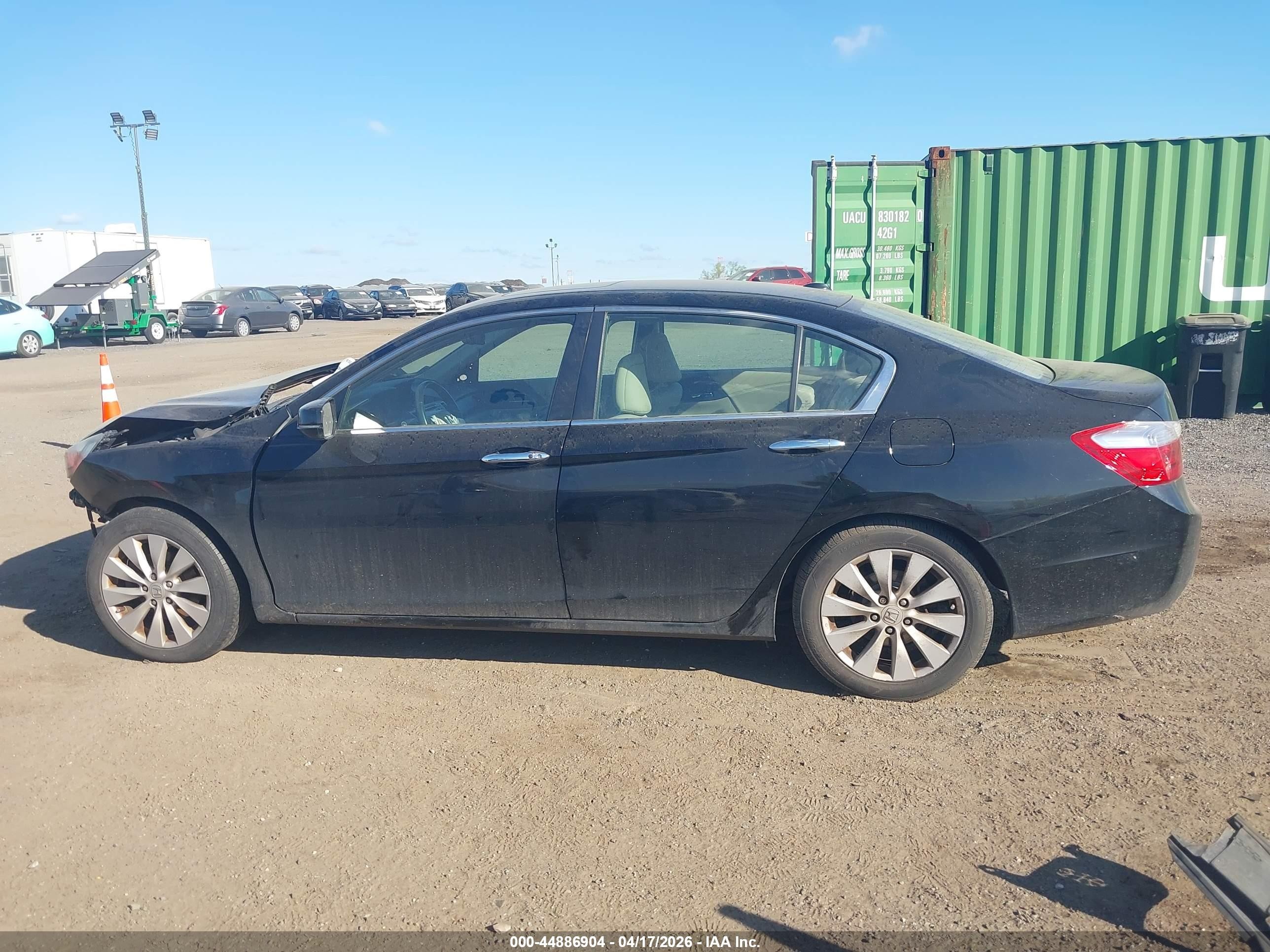 2015 Honda Accord Ex-l Black vin: 1HGCR2F82FA038720