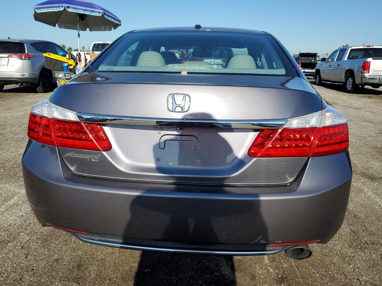 2015 Honda Accord Exl Серый vin: 1HGCR2F82FA043190