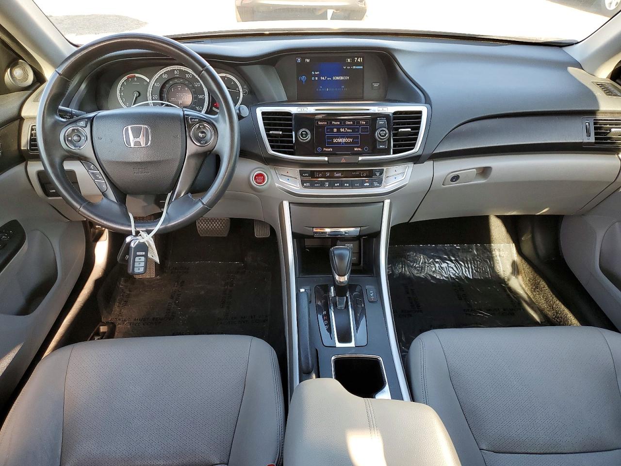 2015 Honda Accord Exl Серый vin: 1HGCR2F82FA043190