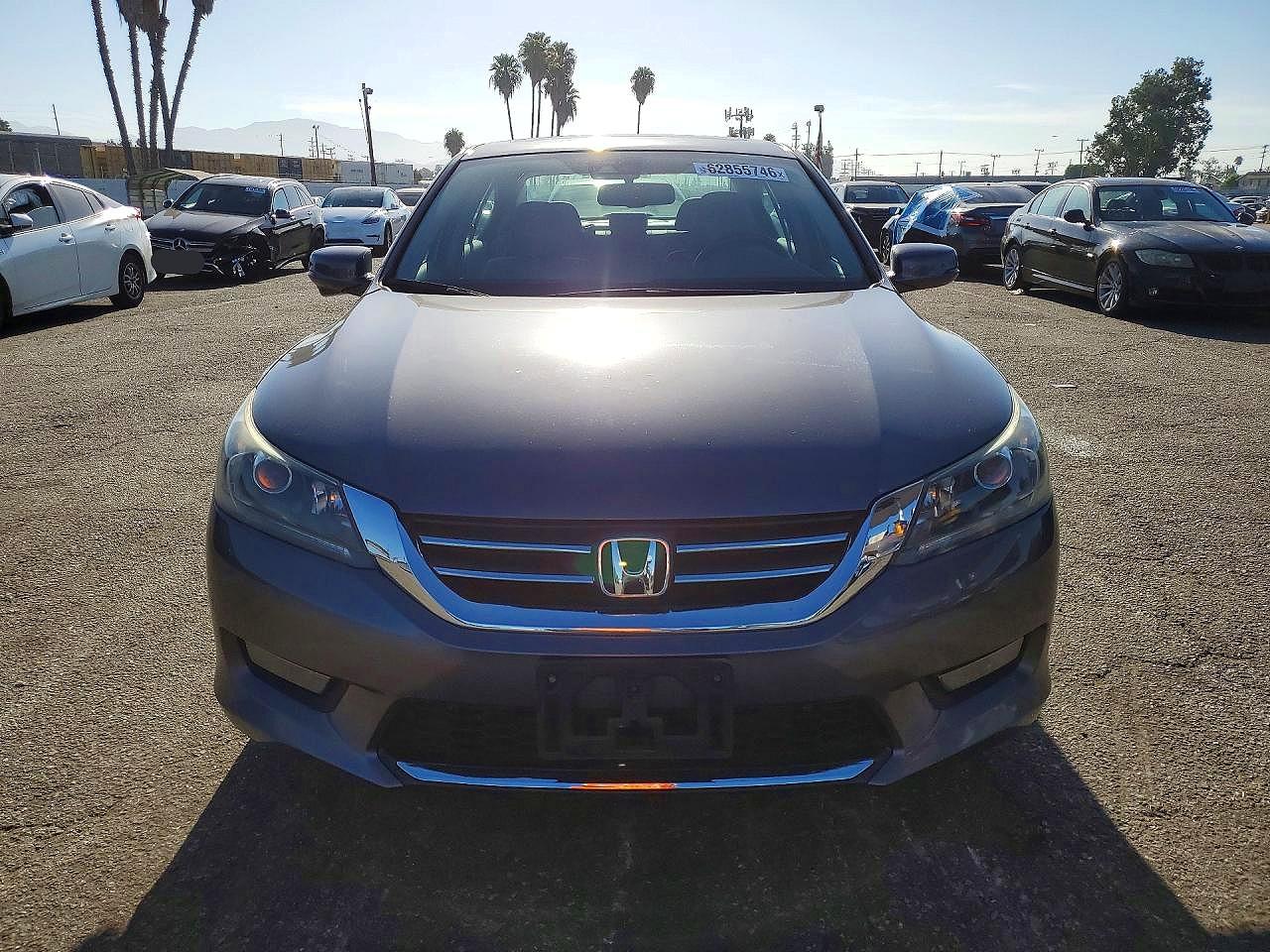 2015 Honda Accord Exl Серый vin: 1HGCR2F82FA043190