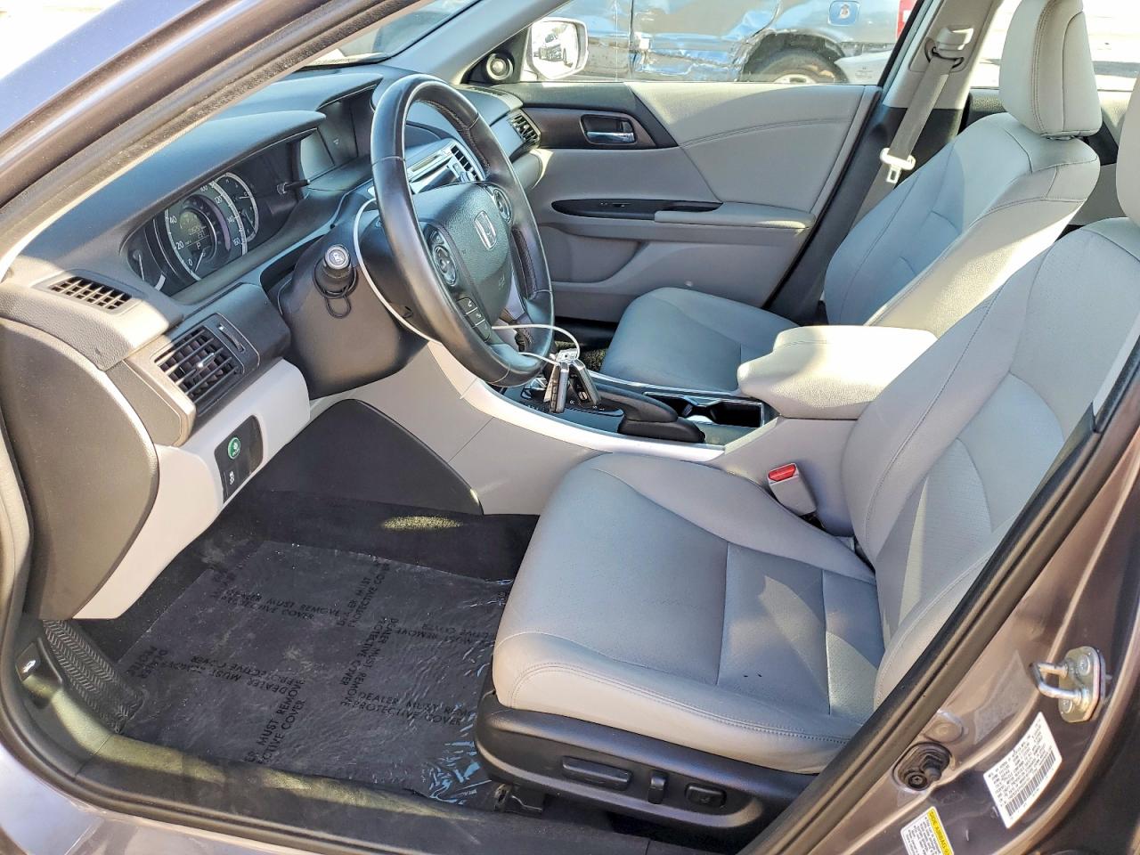 2015 Honda Accord Exl Серый vin: 1HGCR2F82FA043190
