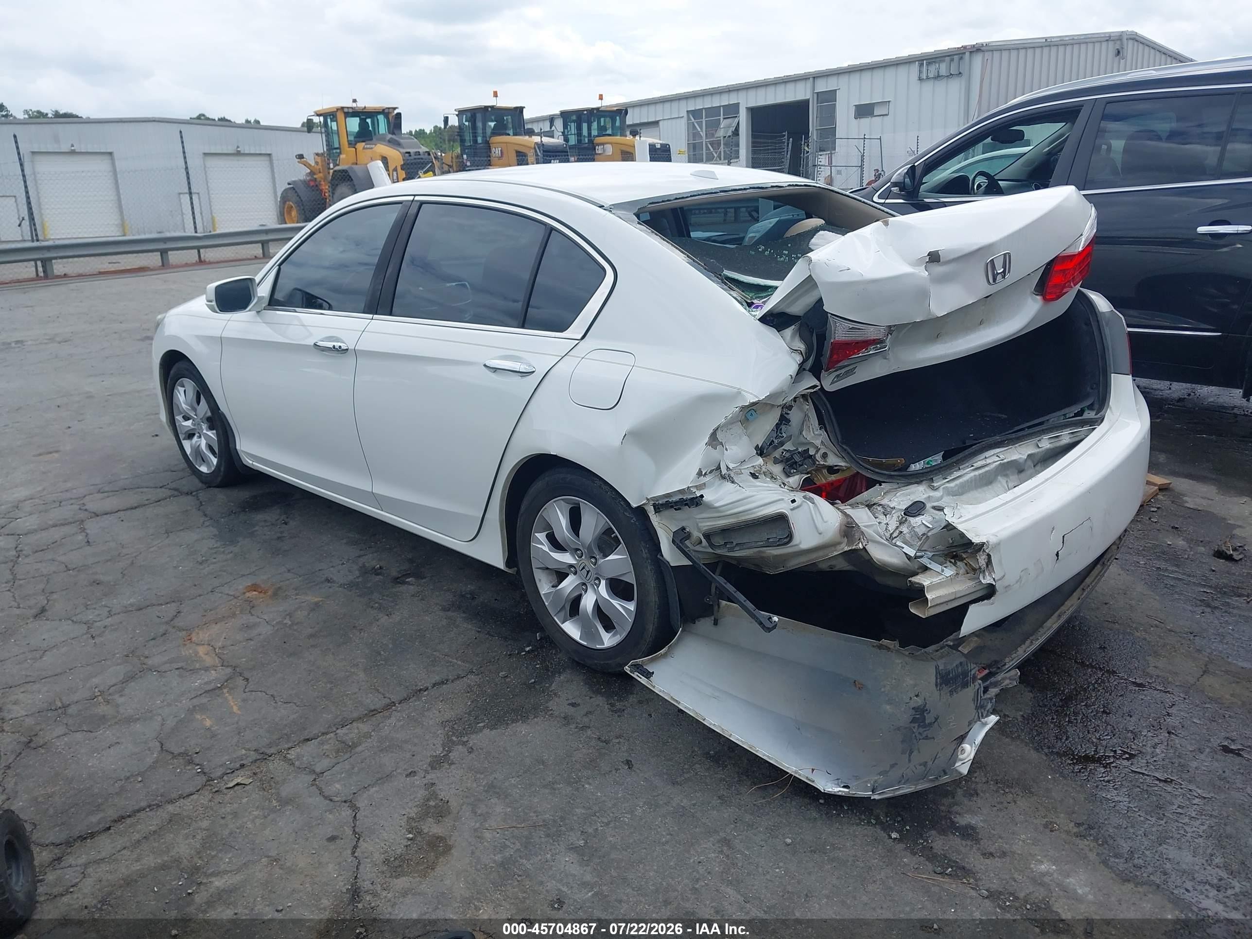 2015 Honda Accord Ex-l Белый vin: 1HGCR2F82FA048079
