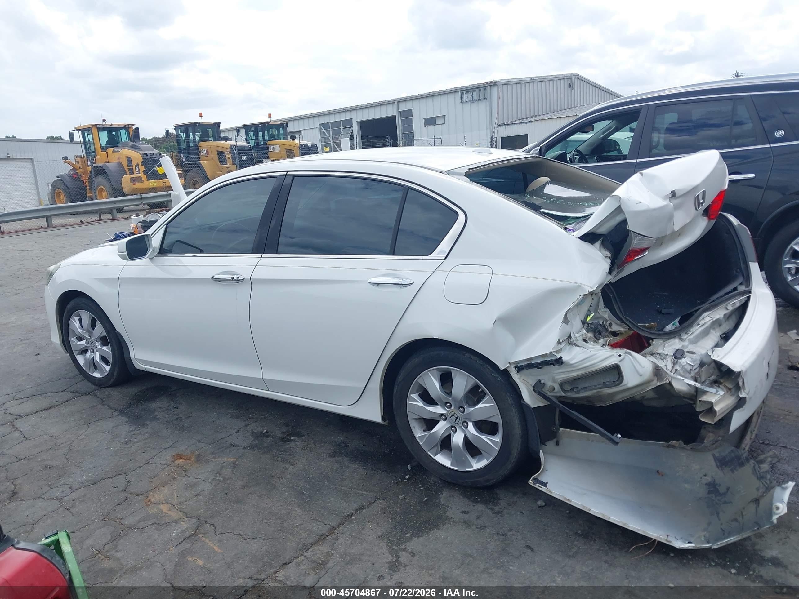 2015 Honda Accord Ex-l Белый vin: 1HGCR2F82FA048079
