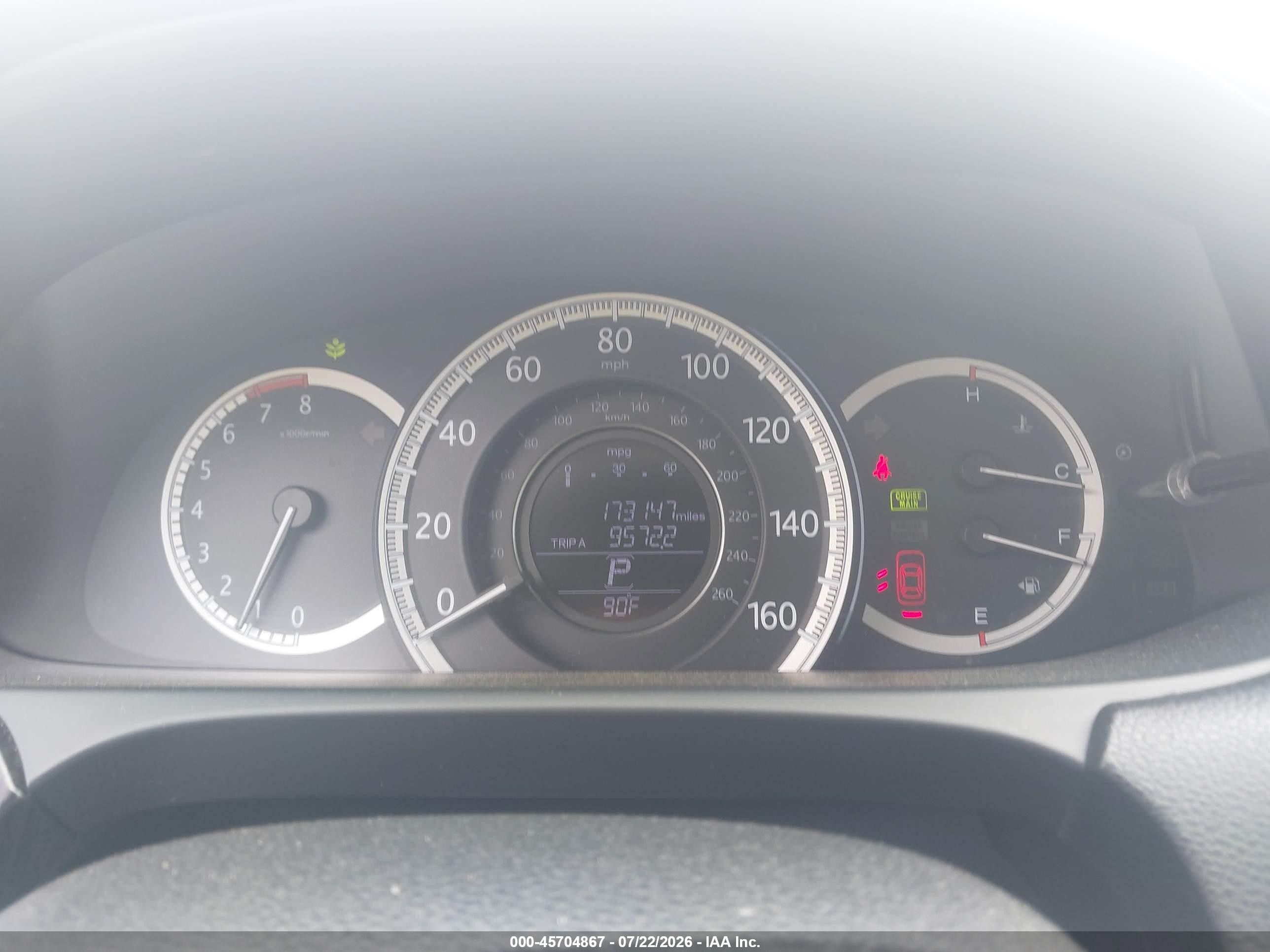 2015 Honda Accord Ex-l Белый vin: 1HGCR2F82FA048079