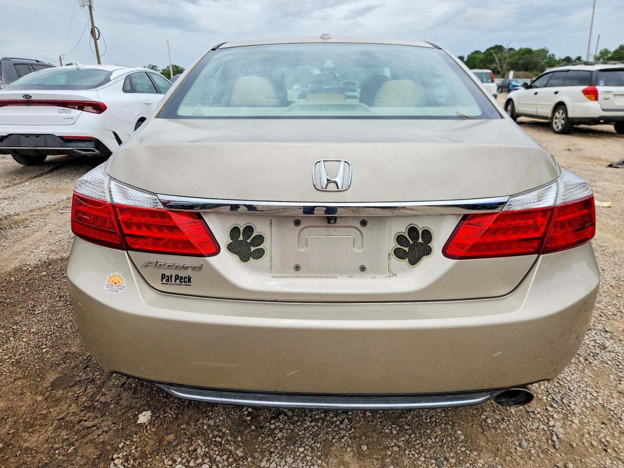 2015 Honda Accord Exl Желто-коричневый vin: 1HGCR2F82FA078604
