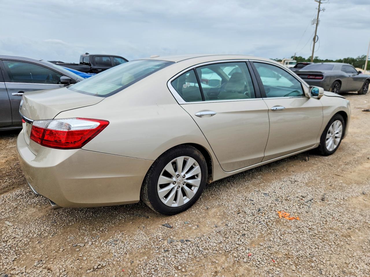 2015 Honda Accord Exl Желто-коричневый vin: 1HGCR2F82FA078604