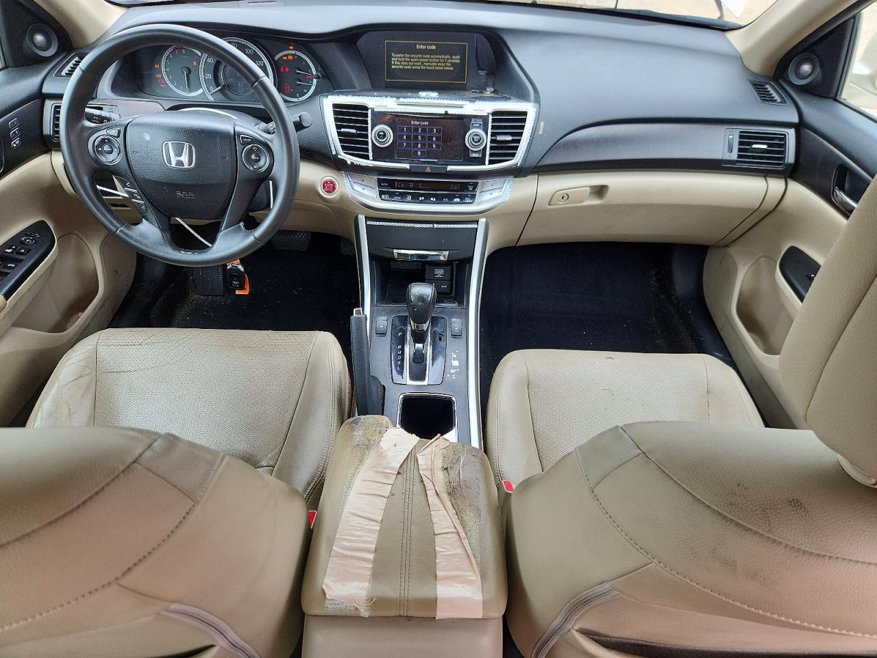 2015 Honda Accord Exl Желто-коричневый vin: 1HGCR2F82FA078604