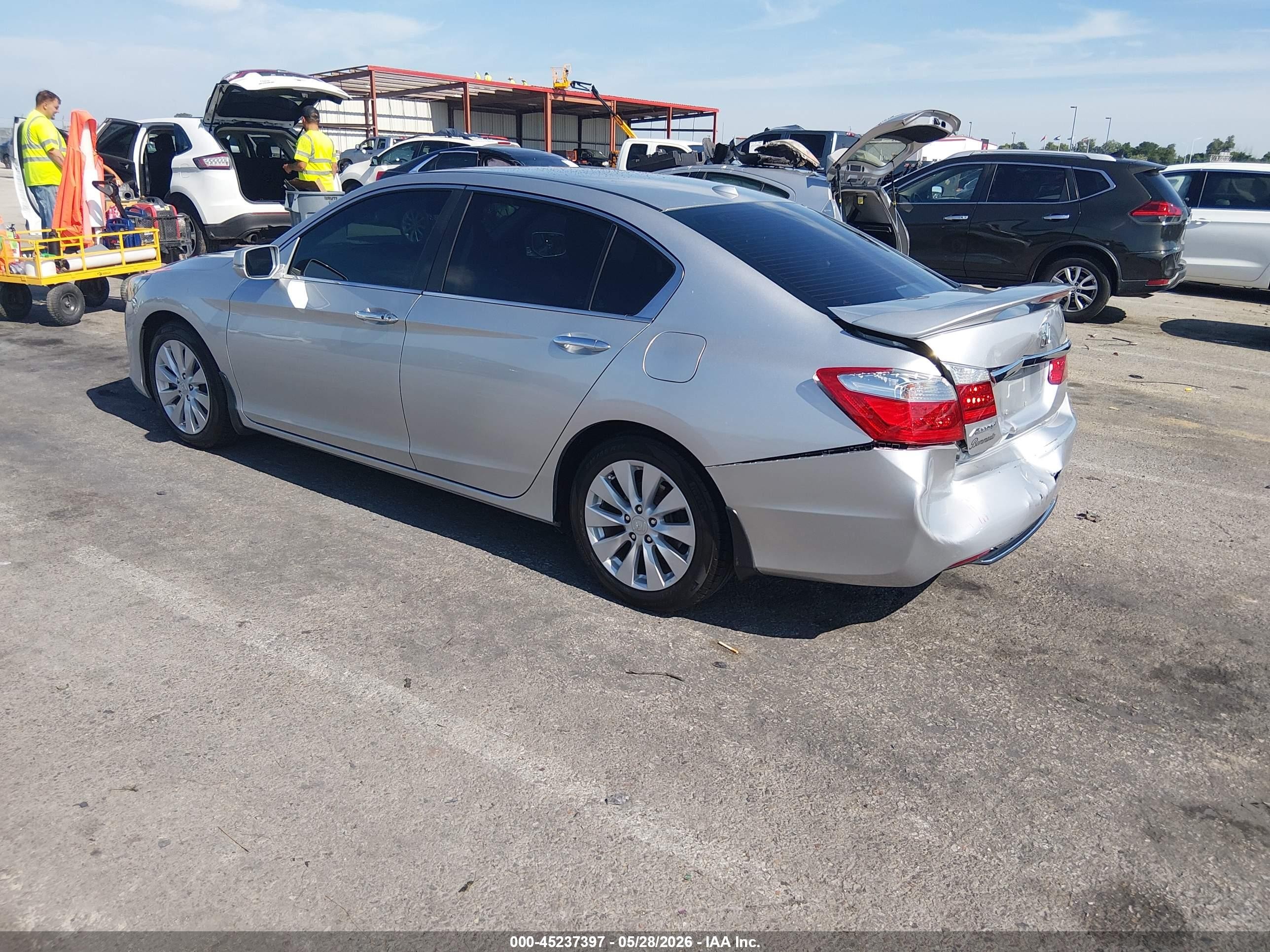 2015 Honda Accord Ex-l Серебряный vin: 1HGCR2F82FA126893