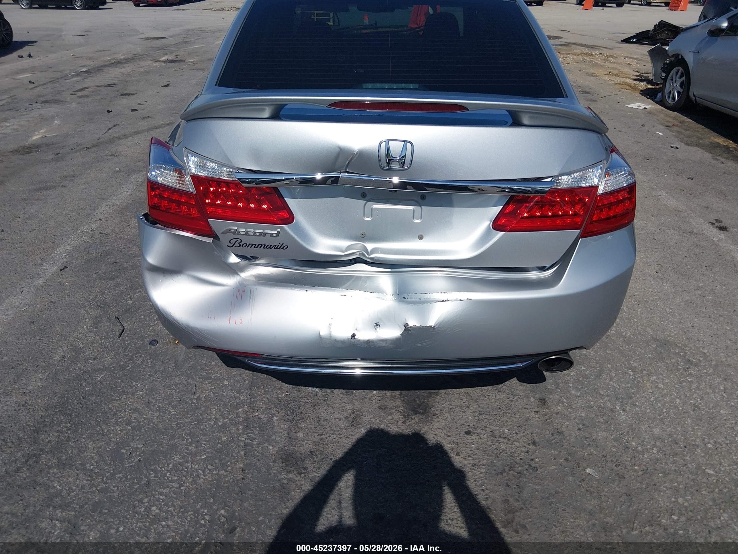 2015 Honda Accord Ex-l Серебряный vin: 1HGCR2F82FA126893