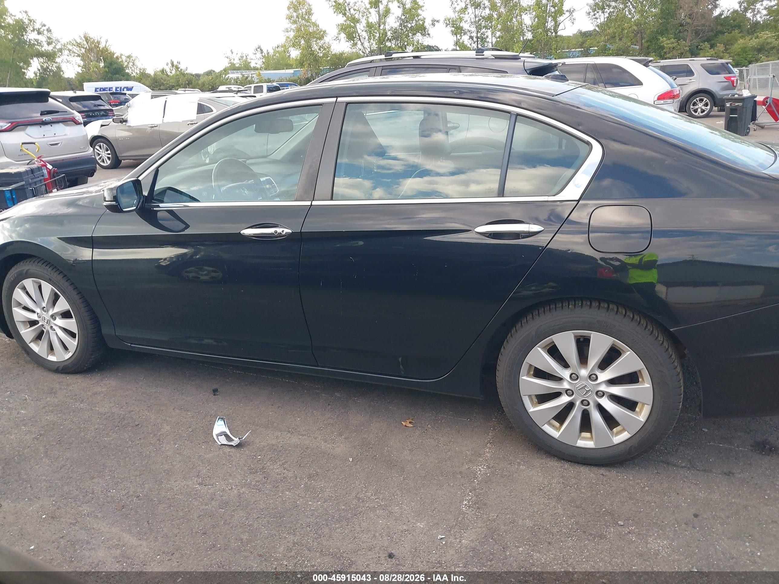 2015 Honda Accord Ex-l Black vin: 1HGCR2F82FA144598