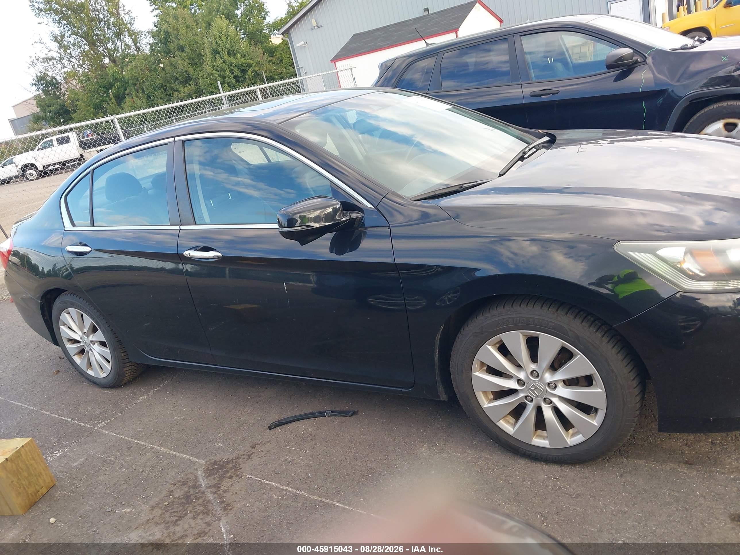 2015 Honda Accord Ex-l Black vin: 1HGCR2F82FA144598