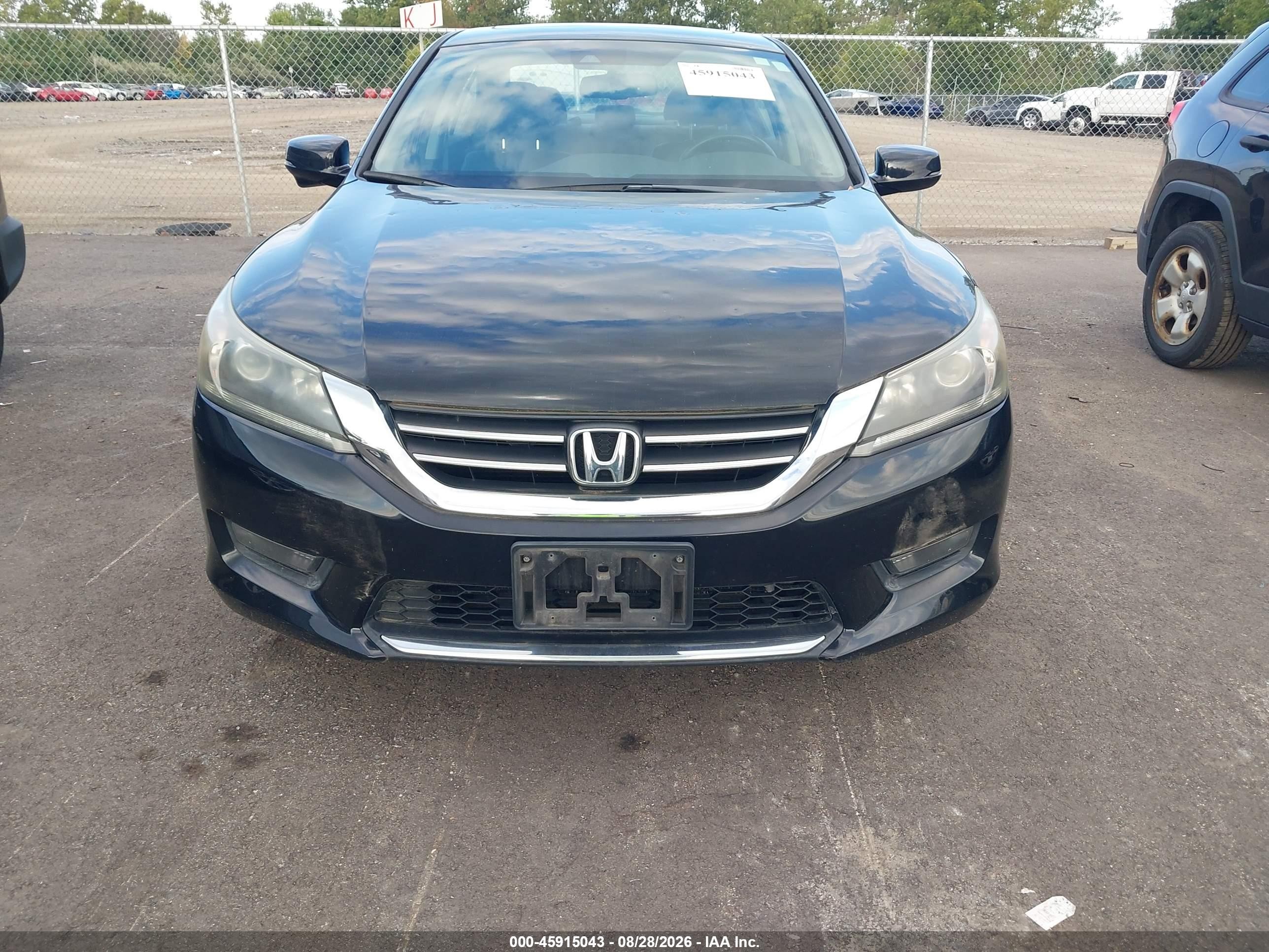 2015 Honda Accord Ex-l Black vin: 1HGCR2F82FA144598