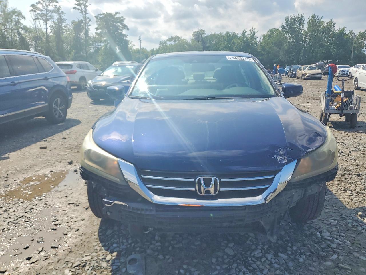 2015 Honda Accord Exl Синий vin: 1HGCR2F82FA149803