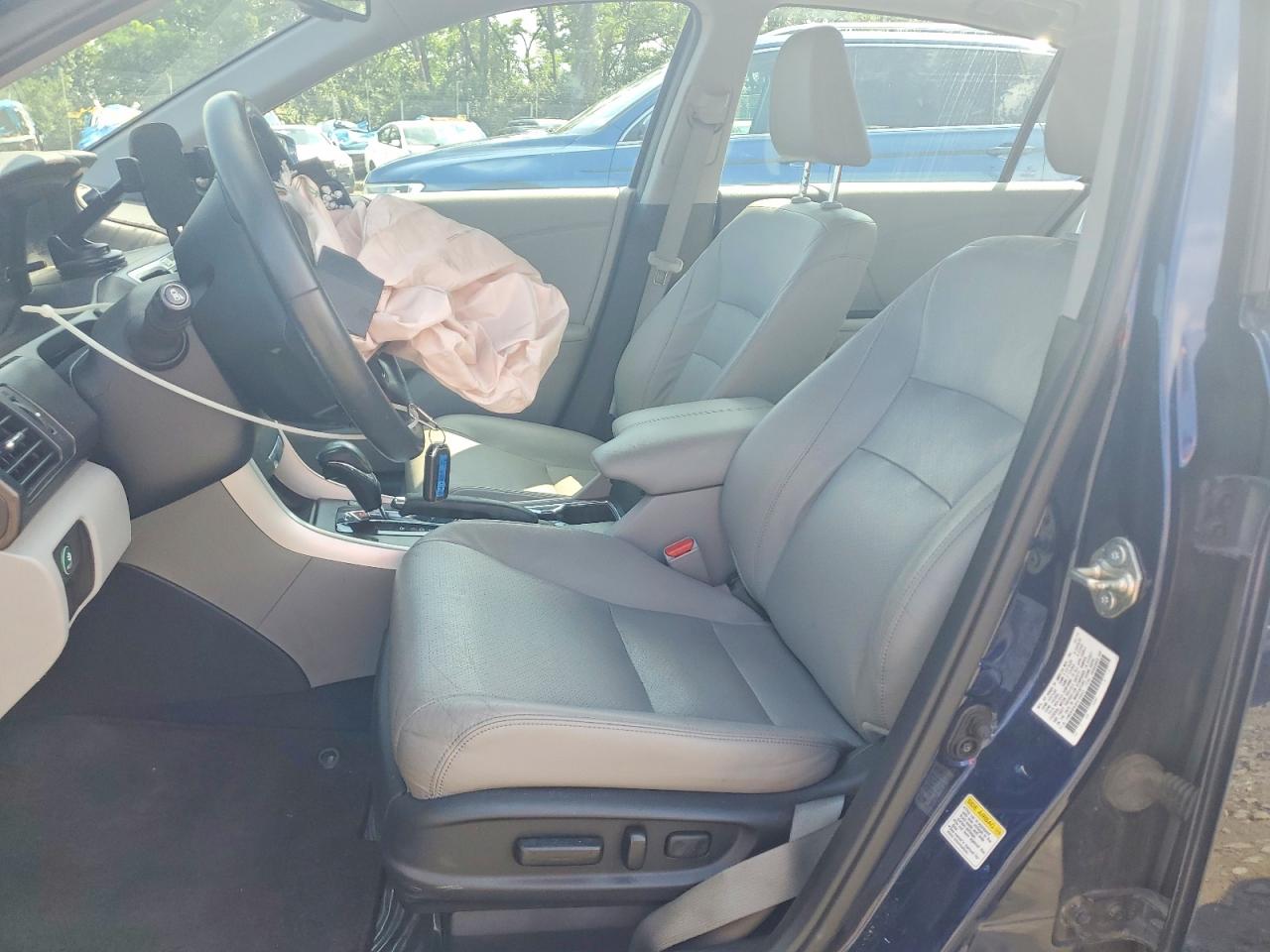 2015 Honda Accord Exl Синий vin: 1HGCR2F82FA149803