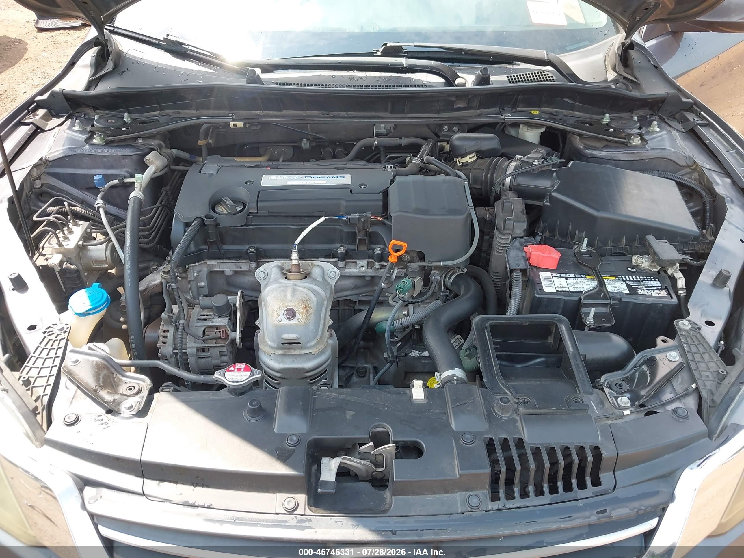 2015 Honda Accord Ex-l Gray vin: 1HGCR2F82FA174636