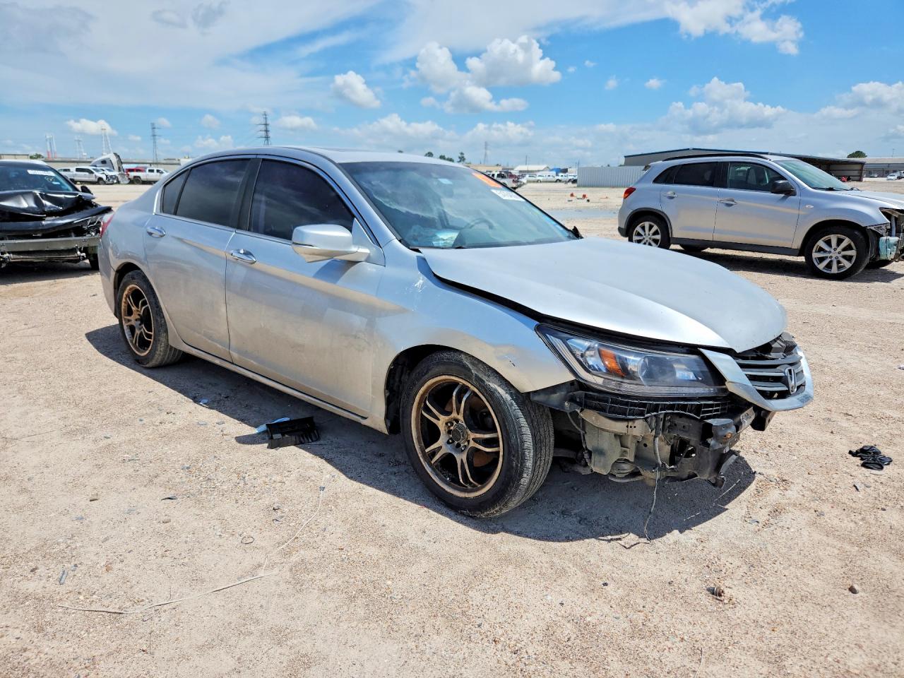 2015 Honda Accord Exl Silver vin: 1HGCR2F82FA202273