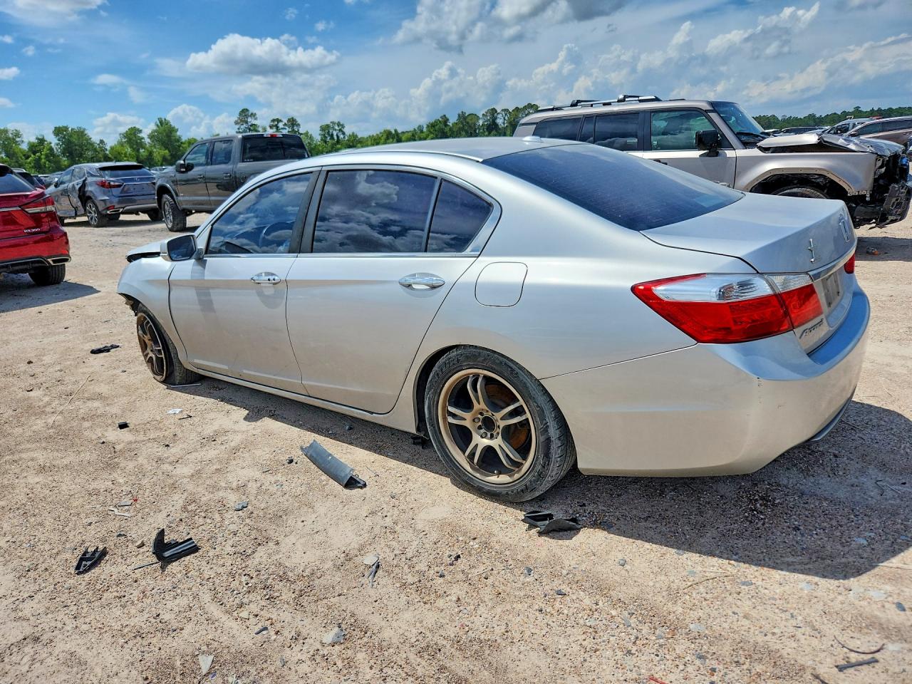 2015 Honda Accord Exl Silver vin: 1HGCR2F82FA202273