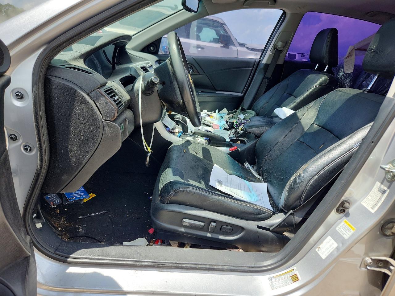 2015 Honda Accord Exl Silver vin: 1HGCR2F82FA202273
