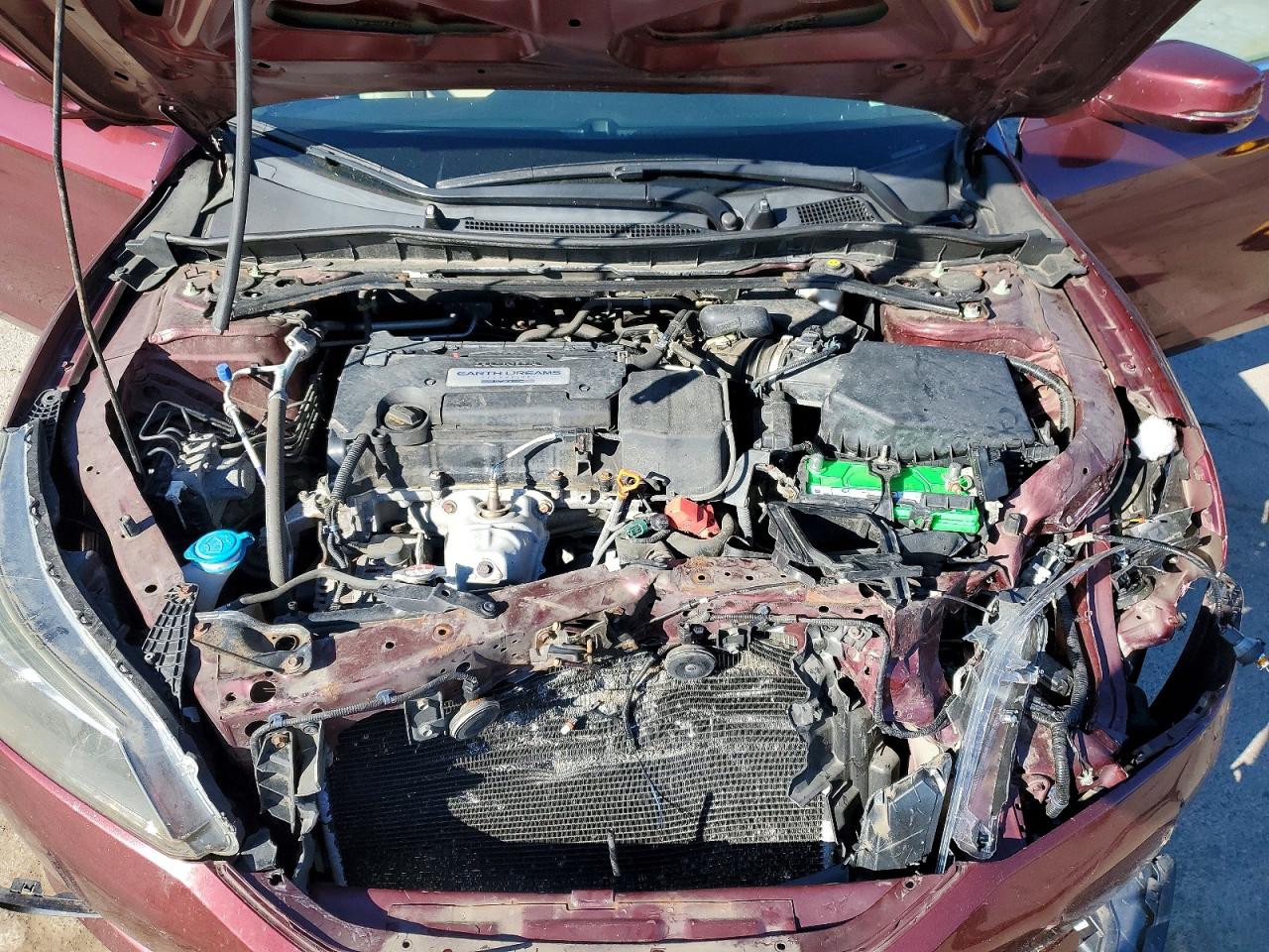 2015 Honda Accord Exl Burgundy vin: 1HGCR2F82FA234088