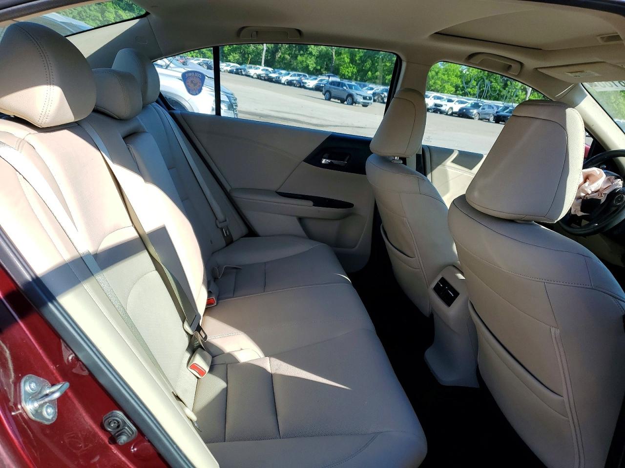 2015 Honda Accord Exl Burgundy vin: 1HGCR2F82FA234088