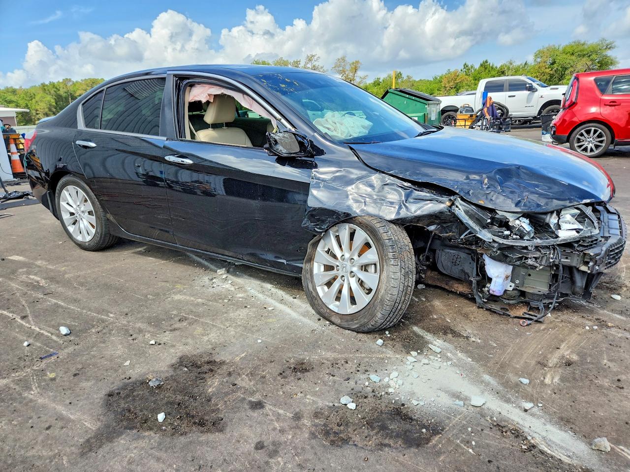 2015 Honda Accord Exl Black vin: 1HGCR2F82FA248069
