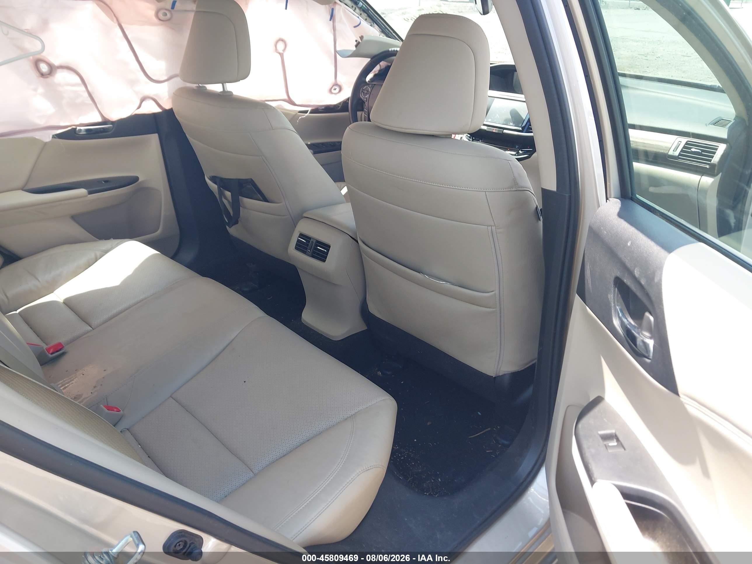 2016 Honda Accord Ex-l Желто-коричневый vin: 1HGCR2F82GA035589