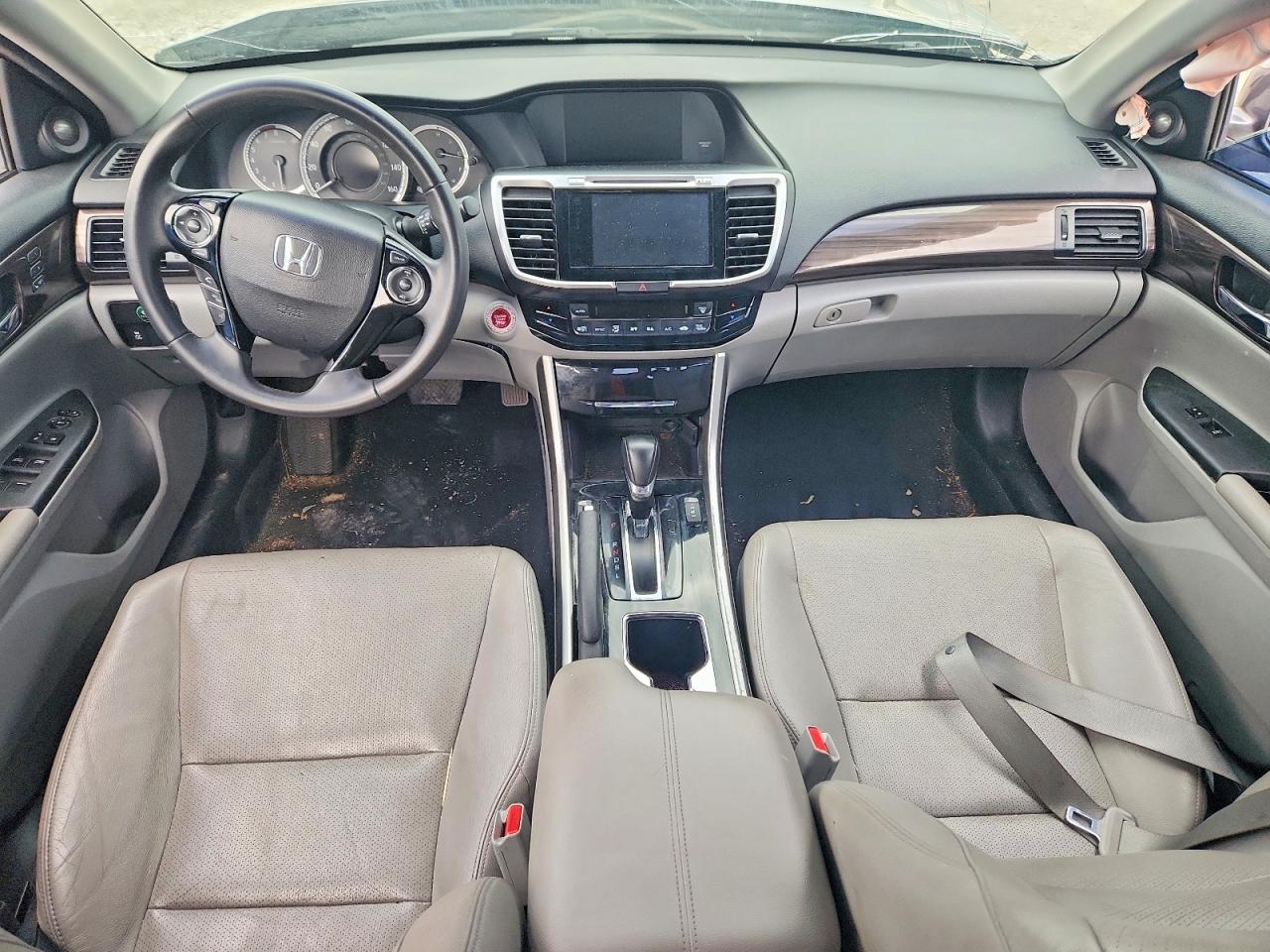 2017 Honda Accord Exl Gray vin: 1HGCR2F82HA168497