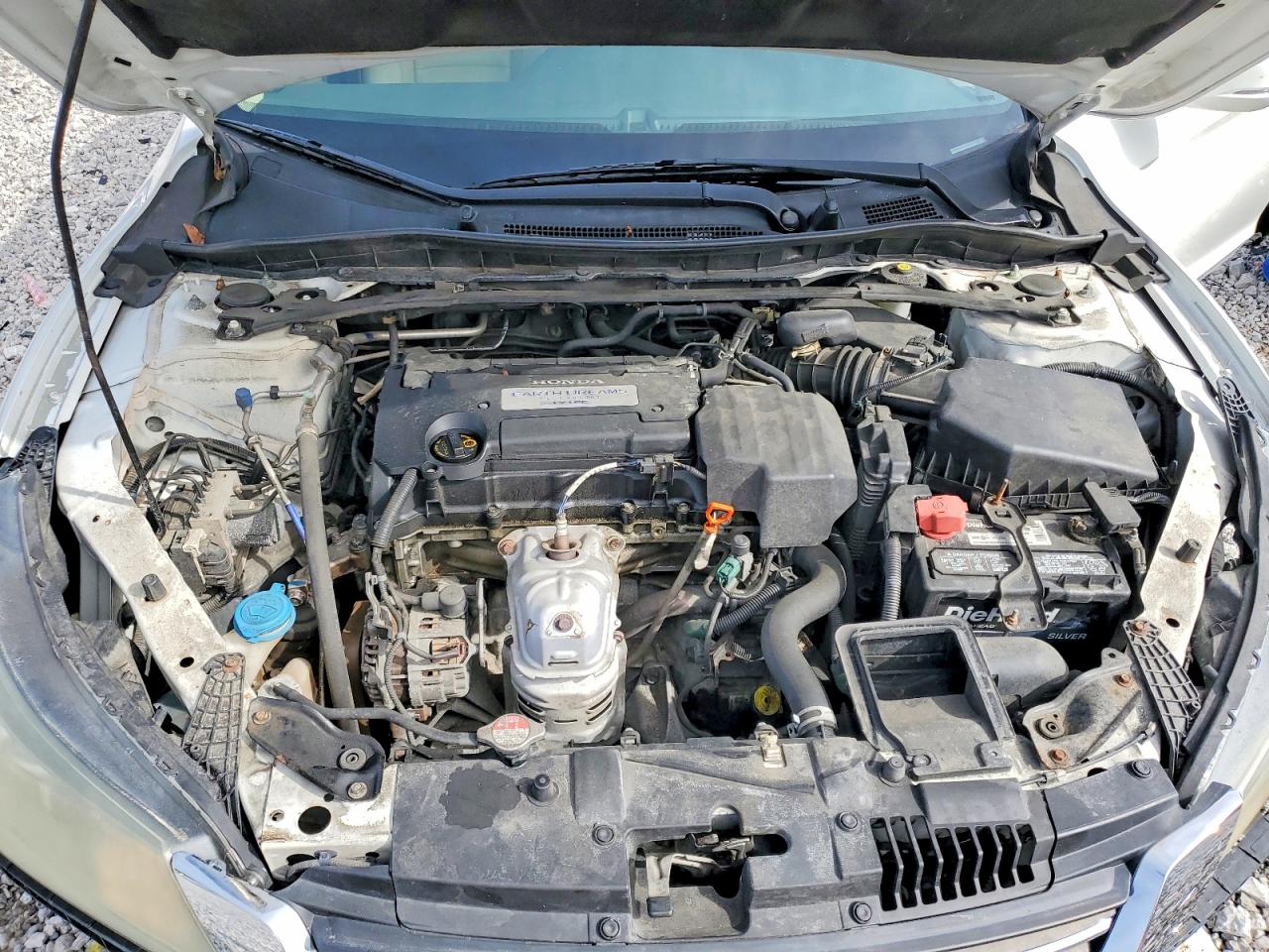2013 Honda Accord Exl White vin: 1HGCR2F83DA004556